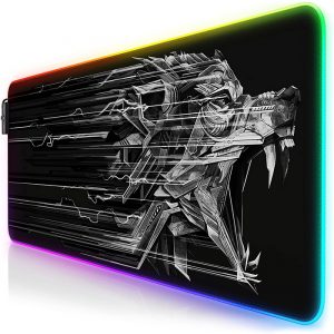 TITANWOLF - RGB Tapis de Souris Gaming XXL