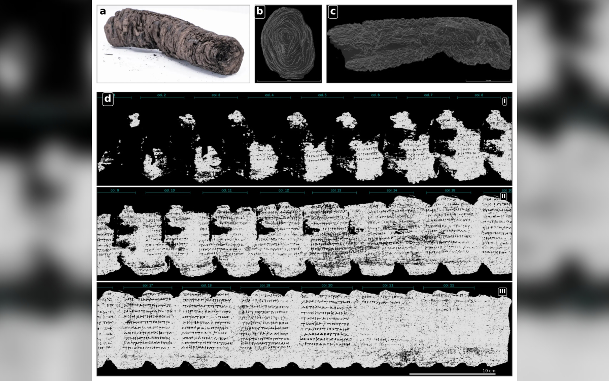 L’intelligence artificielle perce enfin les mystères d’un parchemin du Vésuve vieux de 2000 ans