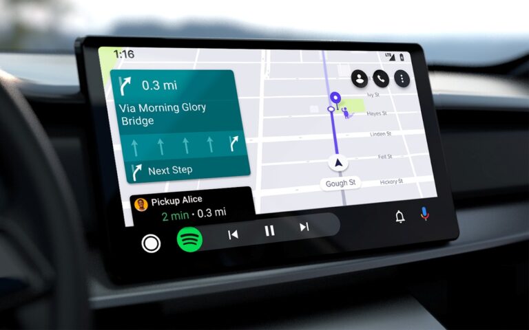 Google Meet débarque dans Android Auto : votre trajet devient un bureau mobile