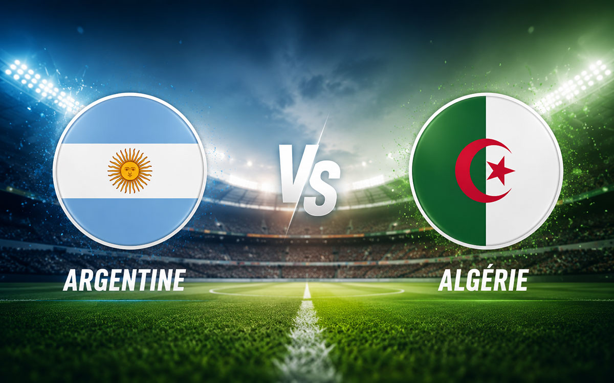 Algérie-Argentine en direct : où et comment suivre ce choc de la Coupe du Monde ?
