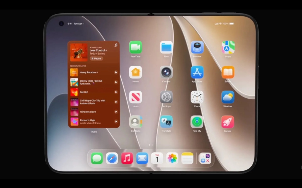 iPhone pliable : Apple s’inspire-t-il ouvertement du Galaxy Z Fold de Samsung ?