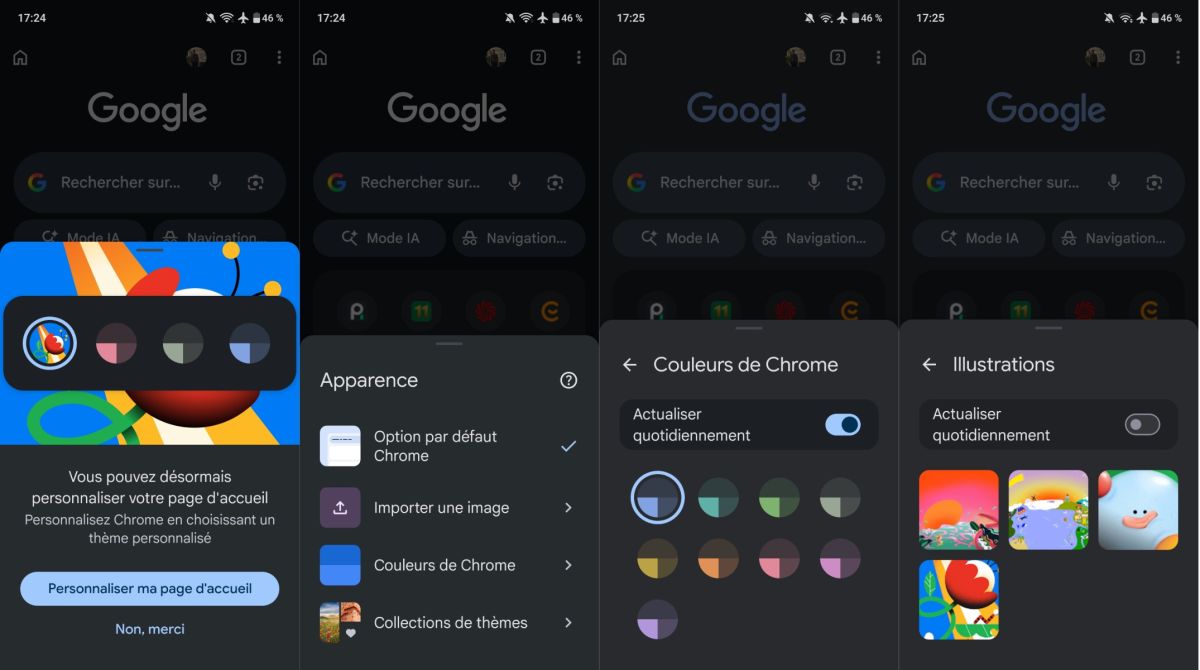 Personnalisez votre écran d’accueil Chrome sur Android en quelques clics