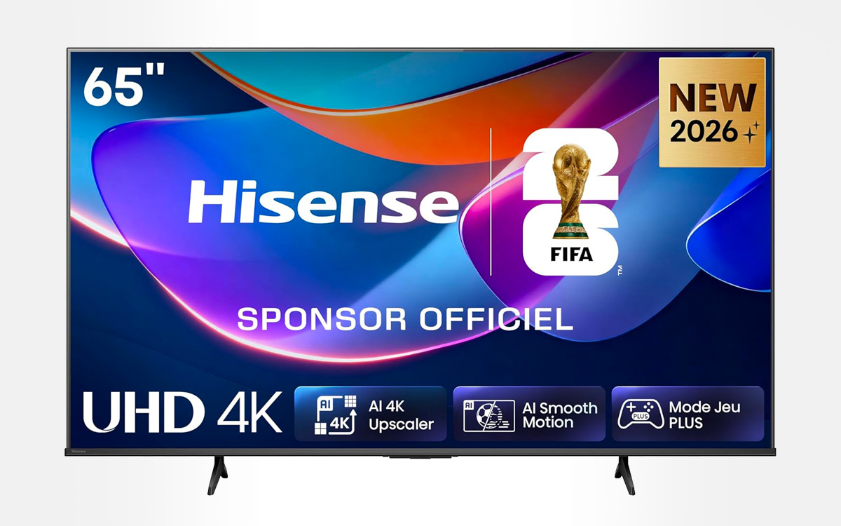Dernier jour des soldes : la TV 4K Hisense 65A6S à prix exceptionnel