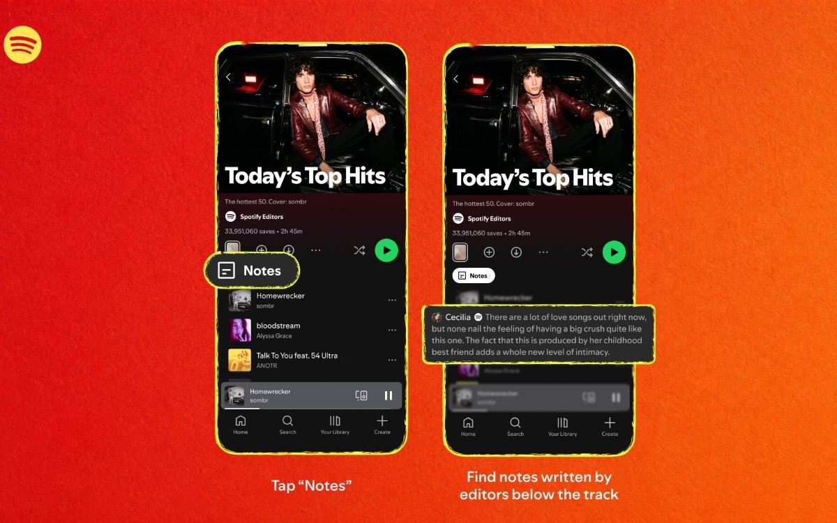 Spotify révolutionne vos playlists avec les Notes : partagez vos histoires musicales