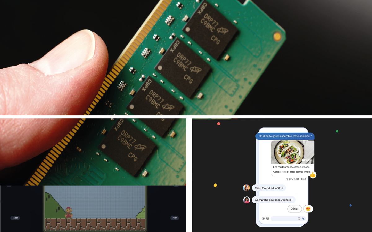 High-tech : pénurie de RAM, nouveautés Google et iPhone 18, les infos marquantes de la semaine