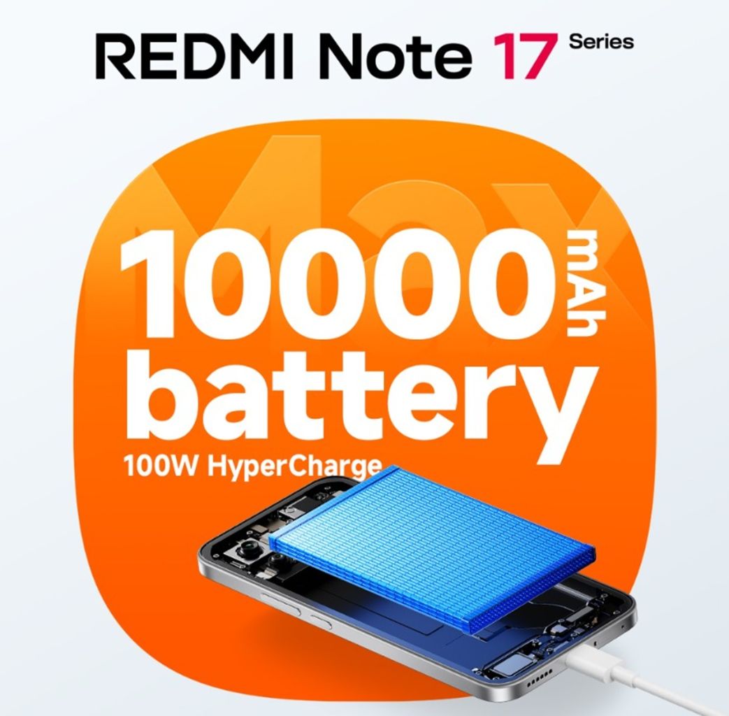 Redmi Note 17 : Xiaomi dévoile une batterie géante de 10 000 mAh et une recharge ultra-rapide