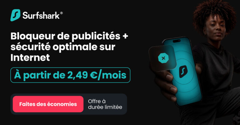 Surfshark One à prix mini : sécurisez tous vos appareils pour moins de 2,50 € par mois