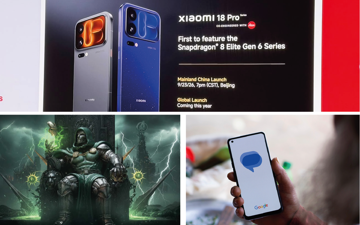 Les Xiaomi 18 Pro débarquent en Europe : Xiaomi, Samsung et Google en mouvement cette semaine
