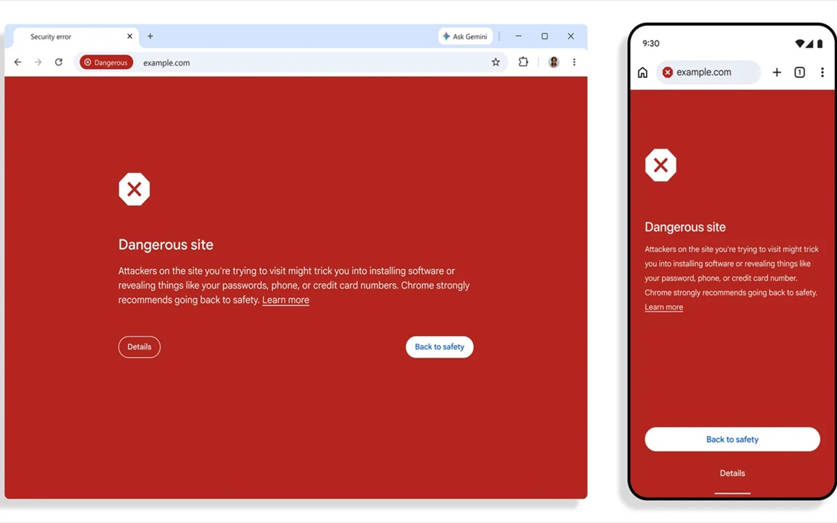 Google Chrome affiche désormais des alertes rouges choc pour protéger vos données