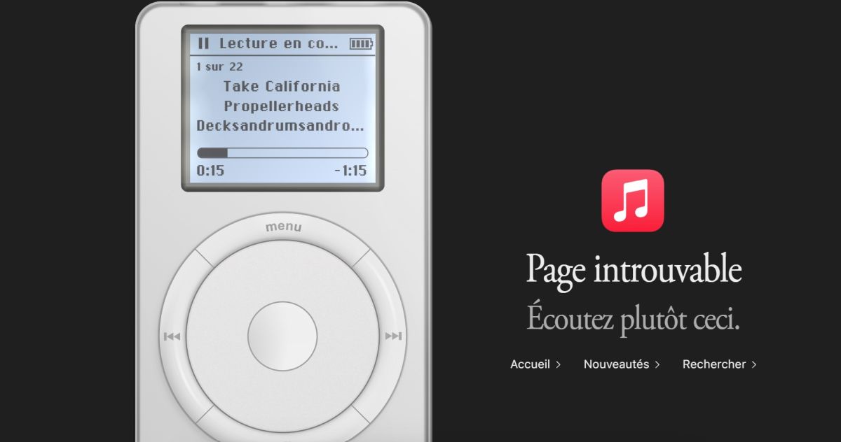 Découvrez l’hommage surprise d’Apple à l’iPod d’il y a 25 ans, caché dans Apple Music