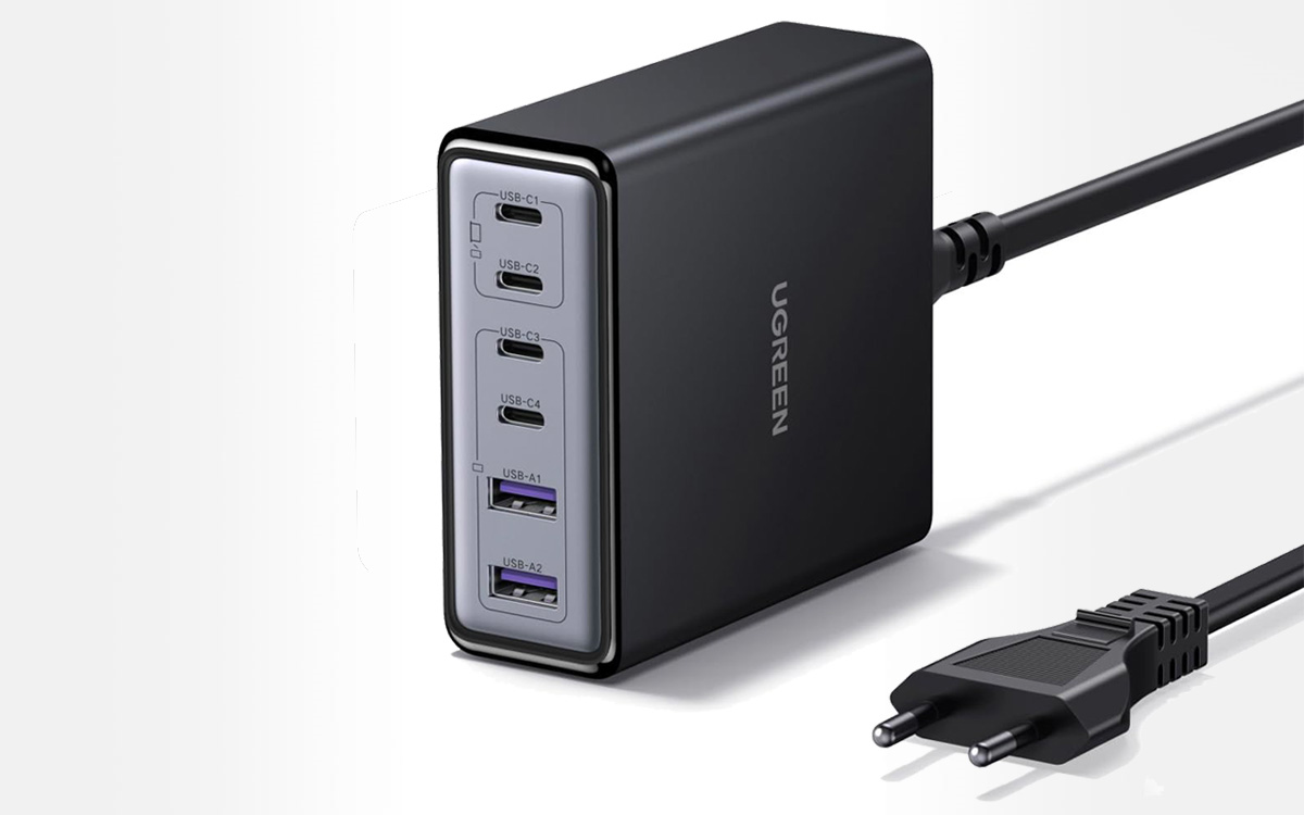 Optimisez votre quotidien avec le chargeur UGREEN Zapix 100W : 6 appareils en un seul branchement